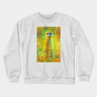 Portrait of a Meerkat Crewneck Sweatshirt